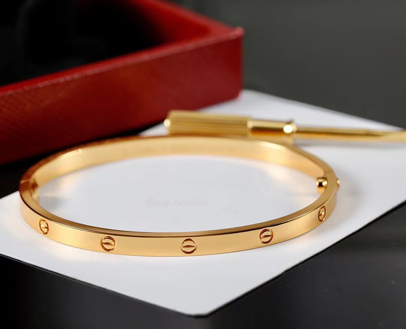 Cartier 18k Love Bracelets Gold Silver Rosegold (5) - newkick.vip